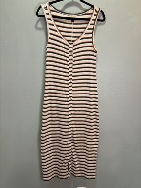 Universal Thread Striped Ribbed Sleeveless Jumpsuit Women’s M